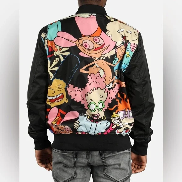 MENS MEMBERS ONLY NICKELODEON BOMBER JACKET Women - Picture 14 of 16